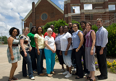 LinCS 2 Durham staff visit the Hayti Heritage Center